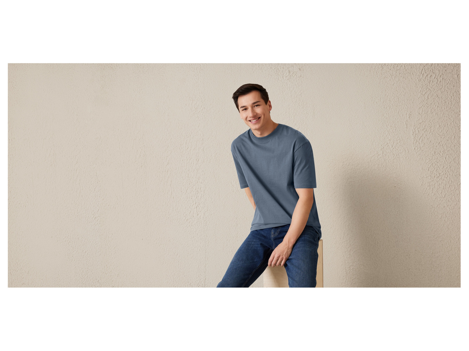 T-shirt Oversize Homme 100% Coton - Blanc - Tailles S M L XL - NEUF