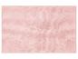 Tapis de bain rose clair, texture moelleuse.
