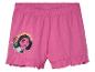 Shorts roses à volants avec Moana de Disney.