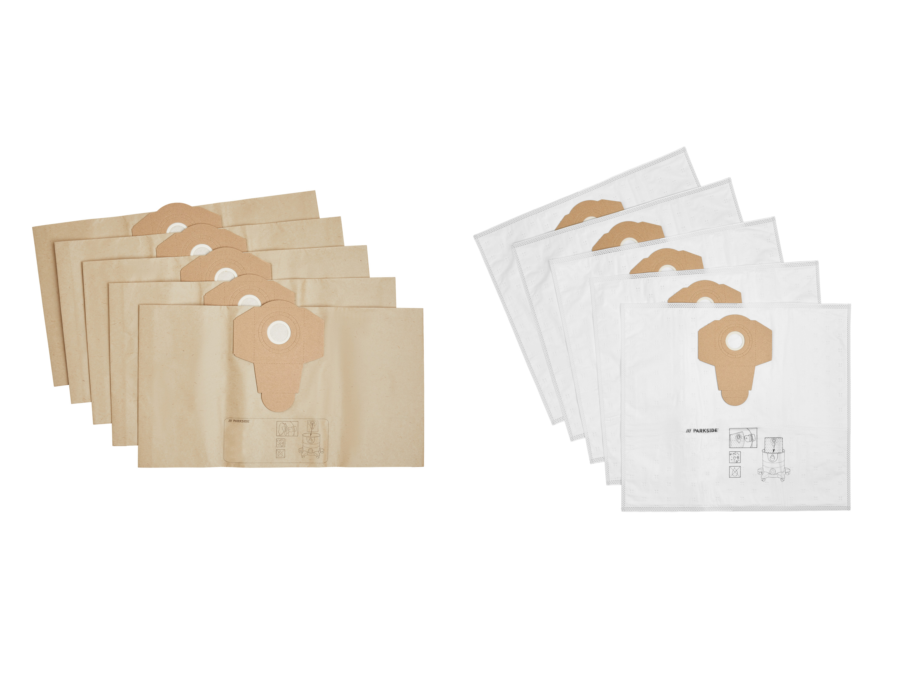 PARKSIDE® Sacs pour aspirateur PFT 20 A1 ou Sacs pour aspirateur en non-tissé PVFT 20 A
