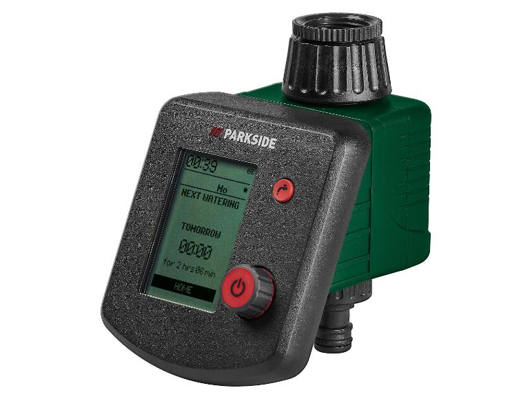 Minuteur d'arrosage PARKSIDE avec écran et bouton rotatif