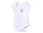 Bodysuit bébé blanc avec motif de canard.