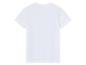 T-shirt blanc unisexe, vue arrière.