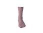 Chaussette unie rose pâle