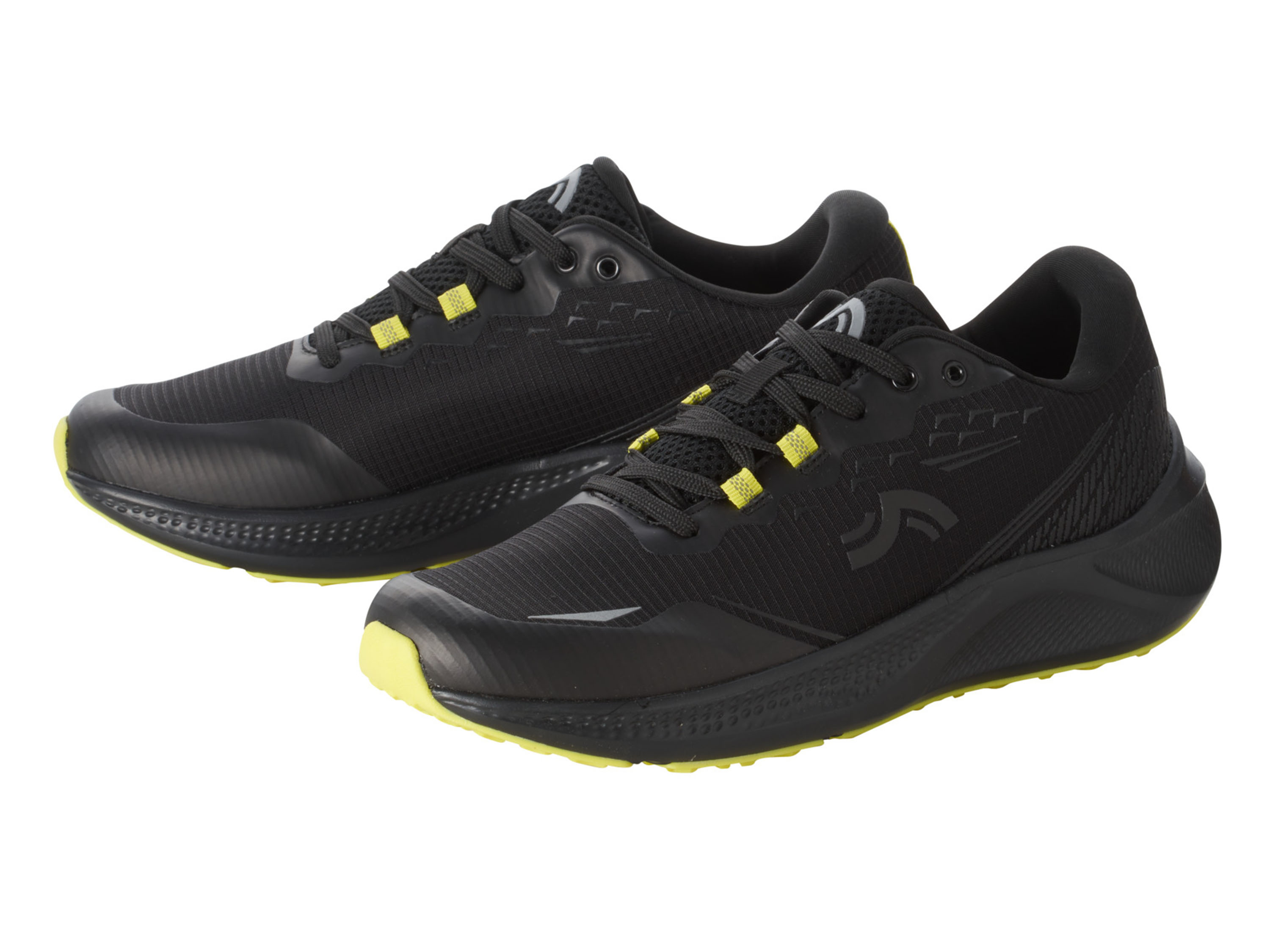 CRIVIT Chaussures de running homme (noir, 44)