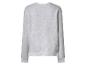Sweat-shirt gris clair à manches longues pour femme, vue arrière