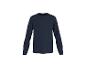 T-shirt à manches longues bleu foncé sur fond blanc