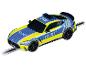 Voiture de circuit Carrera Mercedes-AMG GT 'Polizei' en bleu et jaune.