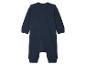 Grenouillère bébé bleu foncé à manches et jambes longues