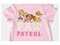 T-shirt rose pour enfants avec imprimé Pat' Patrouille