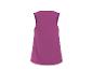 Robe magenta sans manches, vue arrière.