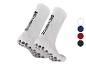 Chaussettes blanches Tapedesign avec picots antidérapants et options de couleur.