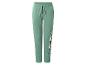 Pantalon de survêtement vert avec cordon de serrage et imprimé jeu vidéo sur la jambe