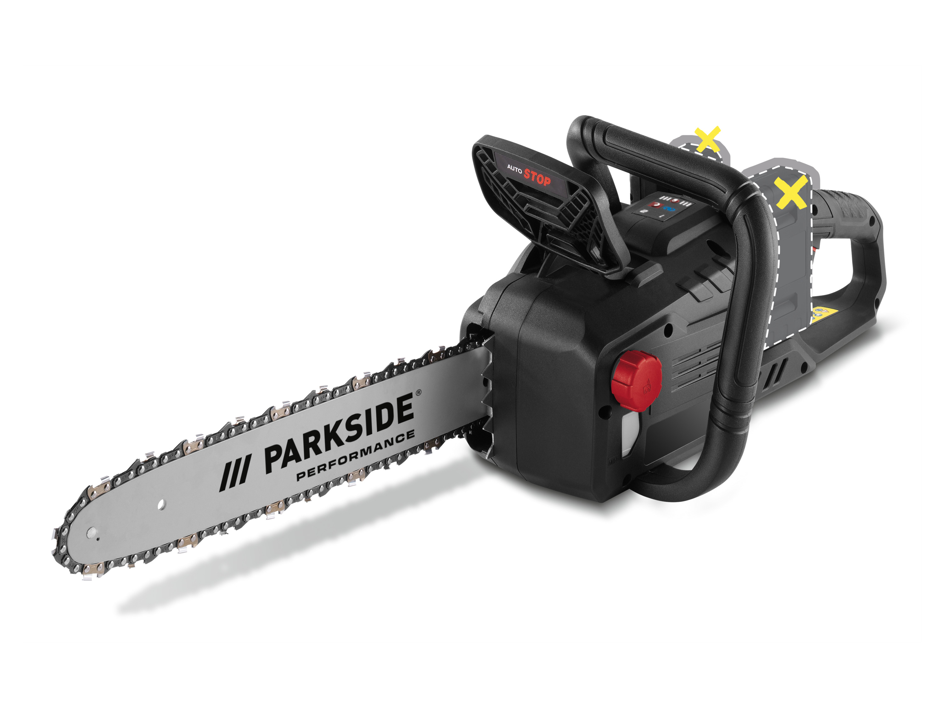 PARKSIDE PERFORMANCE® Tronçonneuse sans fil PPKSA 40-Li A1, 40 V