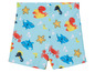 Short de bain avec des requins bleus, des étoiles de mer et des crabes