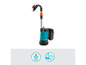Pompe immergée automatique Gardena avec raccord de tuyau.