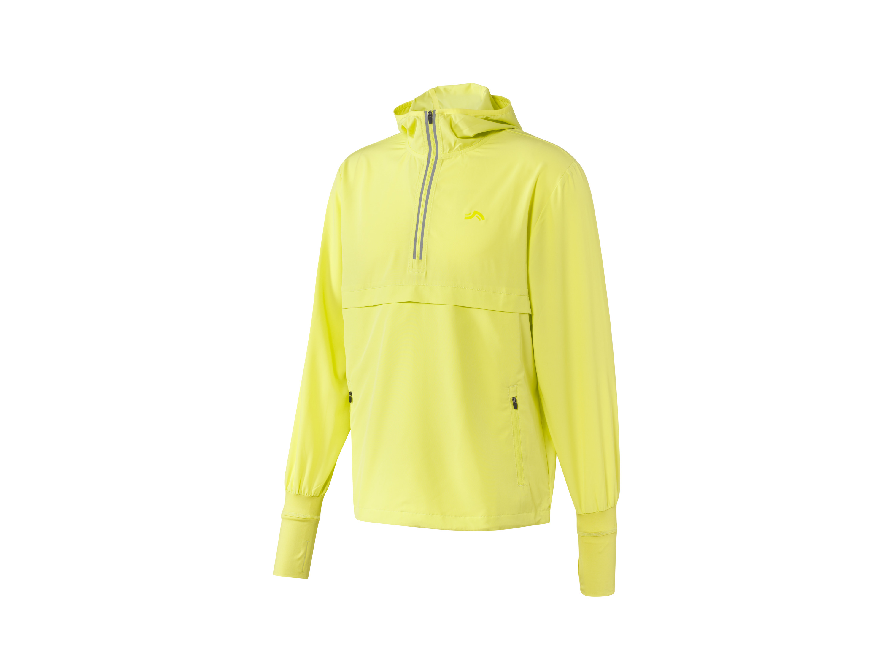 CRIVIT Veste coupe-vent homme (L, vert fluo)