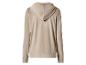 Sweat à capuche beige, vue de dos