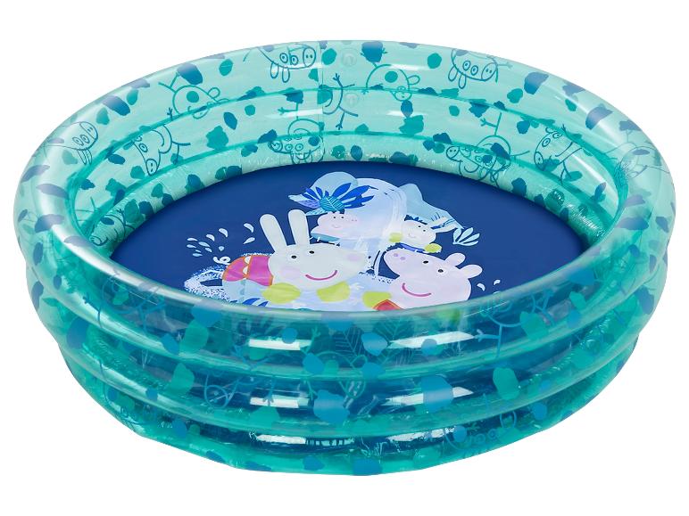 Piscine gonflable Peppa Pig turquoise : idéale pour les enfants.