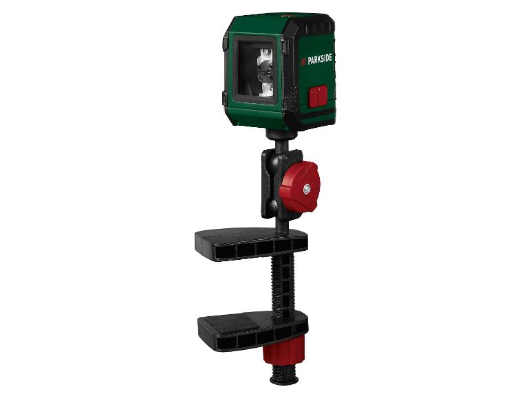 Niveau laser PARKSIDE avec pince de table et support réglable