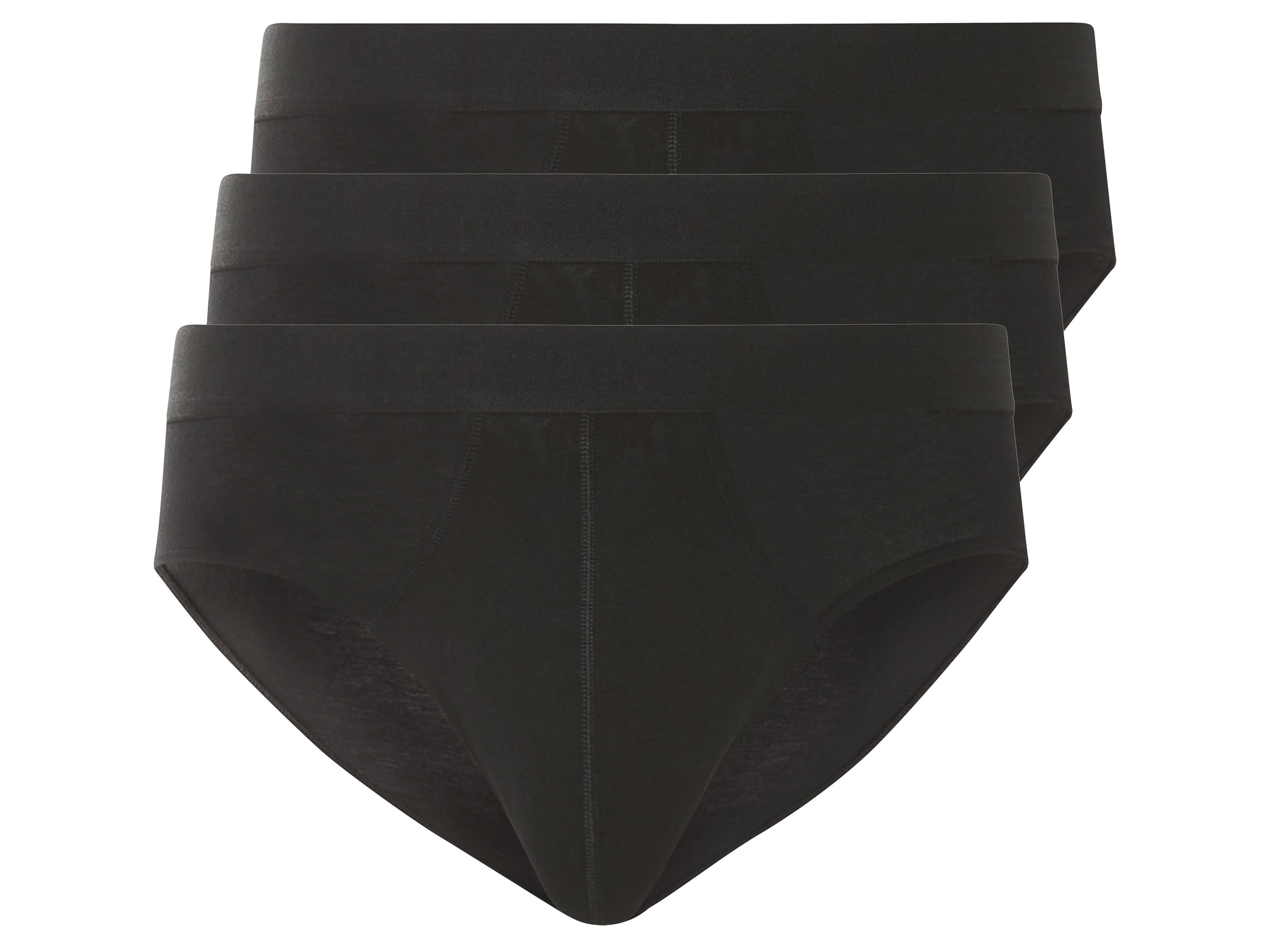 LIVERGY® Lot de 3 slips homme (noir, S)
