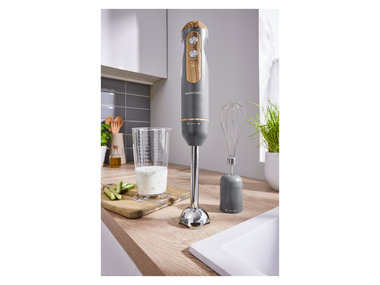 SILVERCREST® KITCHEN TOOLS Set mixeur plongeant SSSH 600 B1, design bois