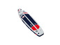 Une planche de paddle gonflable de la marque Aqua Marina.