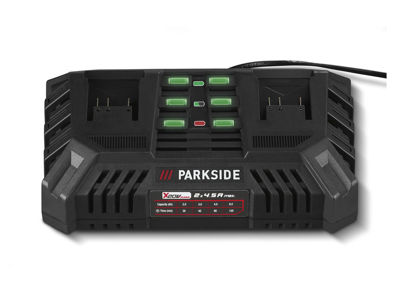 Aller en mode plein écran : PARKSIDE® Chargeur de batterie double PDSLG 20 B1, 2 x 4,5 A, 20 V - Image 3
