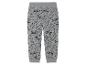 Jogging gris à motifs animaux pour enfant : ratons laveurs, ours et crocodiles.
