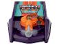 Un jeu de table 'Alley Ball' violet et orange avec un mécanisme de lancement de balle.