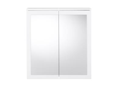 LIVARNO home Armoire de toilette miroir Basel, 68,5 x 75,1 x 16,9 cm, blanche