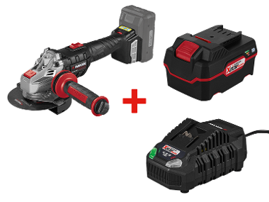 PARKSIDE PERFORMANCE® Meuleuse d’angle sans fil + Batterie + Chargeur, 20 V