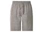 Short gris avec taille élastique et cordon de serrage.