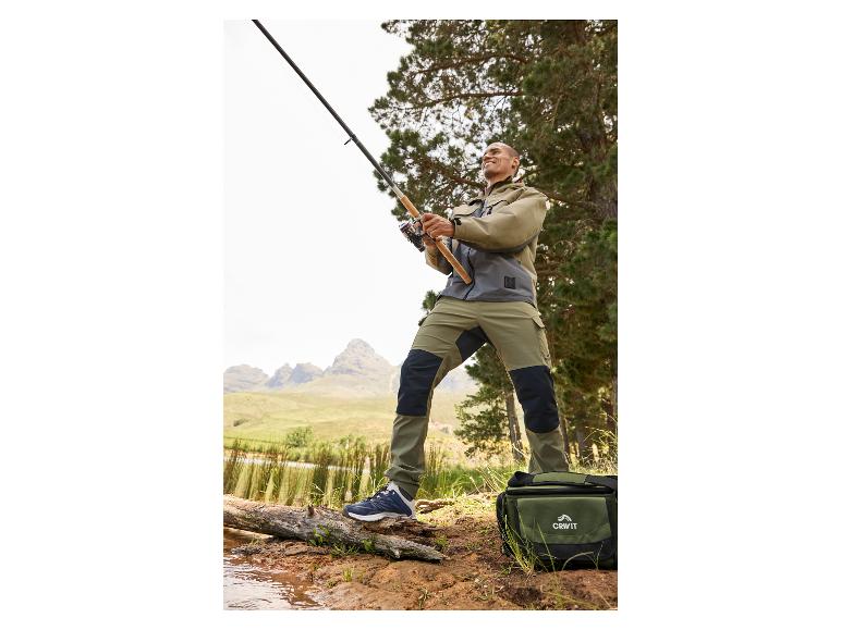 Pêche à la ligne, vêtements Crivit et équipement de pêche.