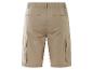 Shorts cargo beige : vue arrière.