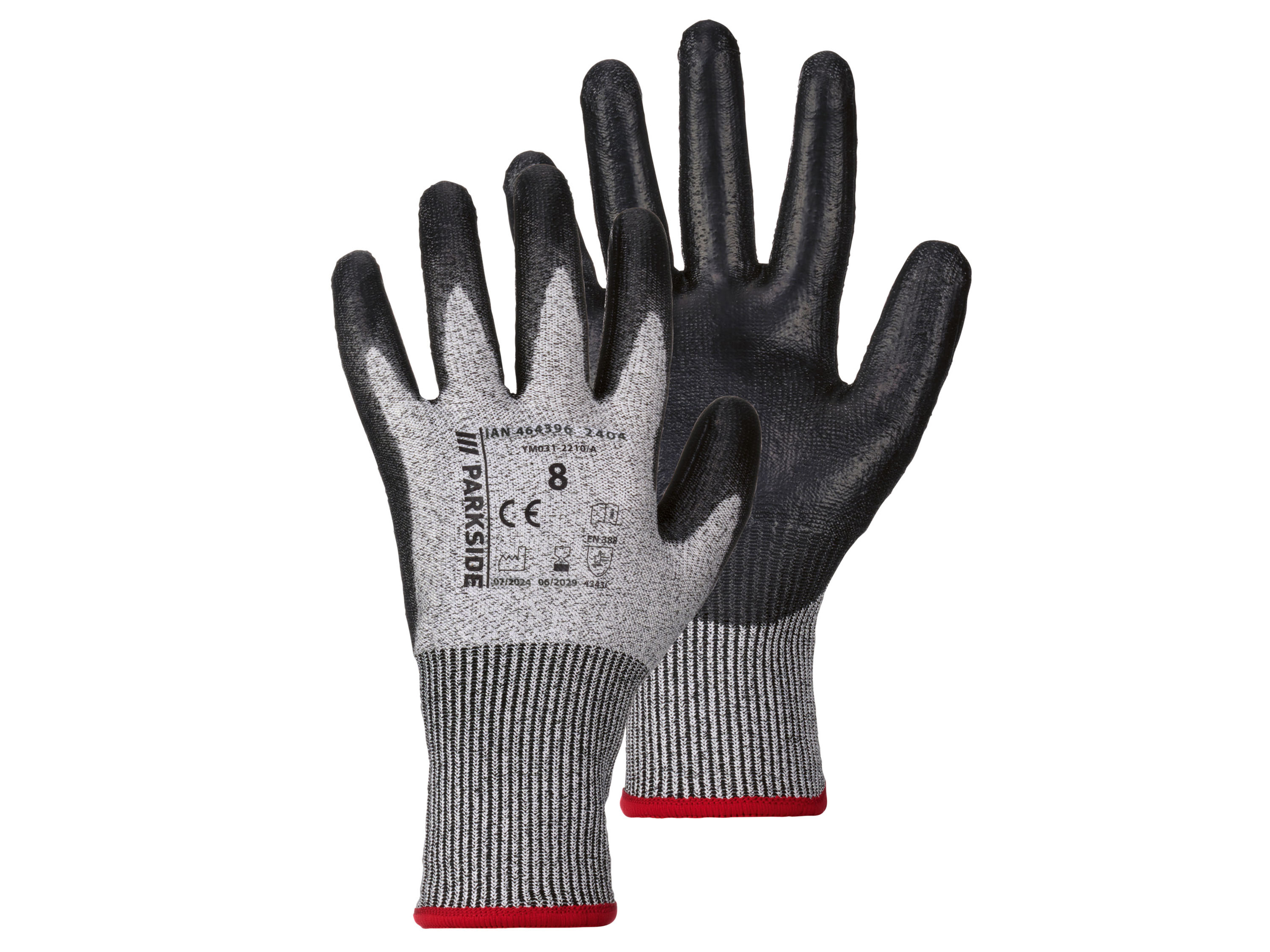 PARKSIDE® Gants de protection anti-coupures (8)