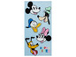 Serviette de plage avec Mickey Mouse, Minnie Mouse, Donald Duck et Goofy.