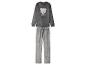 Ensemble pyjama polaire gris avec motif ourson et texte 'Sweet Dreams'.