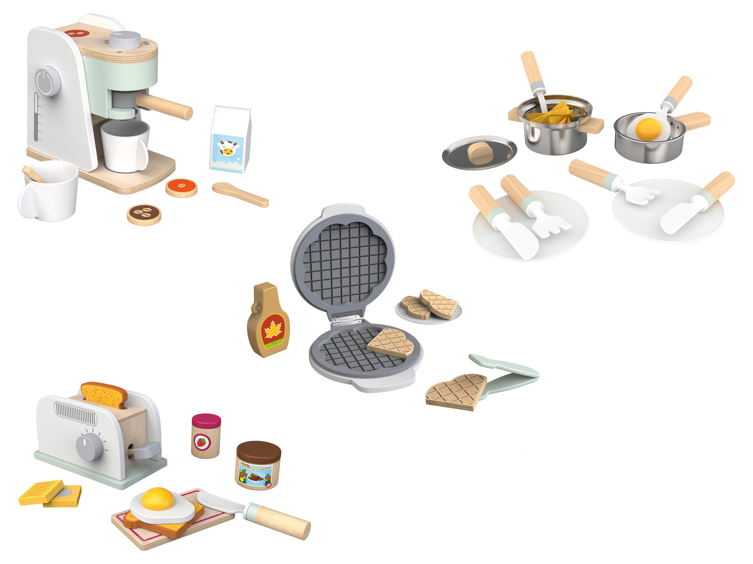 Playtive Accessoires de cuisine en bois