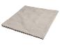 Housse de matelas matelassée beige avec un motif de feuilles