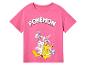 T-shirt rose Pokémon avec Pikachu et Sylveon.