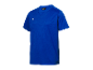 T-shirt Crivit bleue à manches courtes.