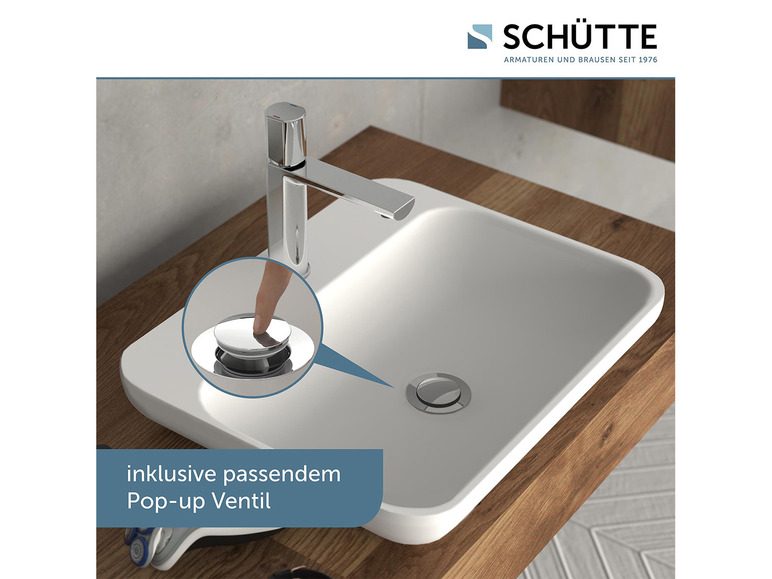 Aller en mode plein écran : Schütte Mitigeur robinet de lavabo New York, avec valve pop-up adaptée - Image 17