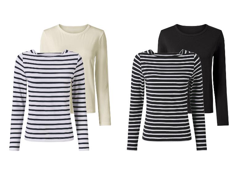 Lot de 2 t-shirts manches longues femme