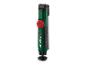 Une lampe de travail pivotante Parkside verte.
