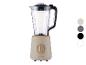 Blender SilverCrest beige avec détails en bois.