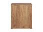 Une armoire en bois avec deux portes.