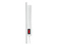 Prise blanche avec interrupteur rouge