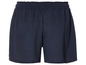Shorts bleu marine avec taille élastique.