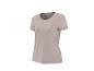 T-shirt de sport à manches courtes couleur taupe pour femme